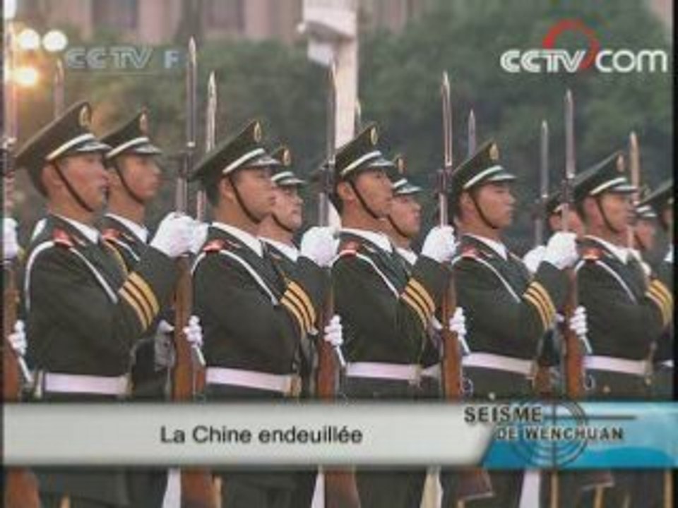 La Chine endeuillée 四川地震