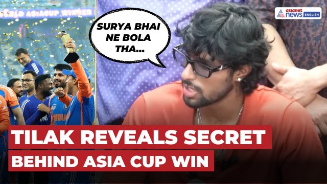 Tilak Varma Recounts Heroic Knock in Asia Cup Final Win