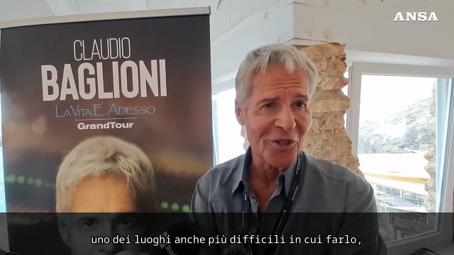 Claudio Baglioni, il tour d’addio parte da Lampedusa: «Un luogo che mi ha dato tanto»