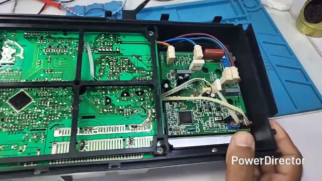 Haier Dc inverter ac E7 error code outdoor pcb Dc inverter ac pcb training center Babar Electronics #487