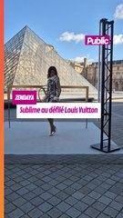 Zendaya sublime avant le défilé Louis Vuitton
