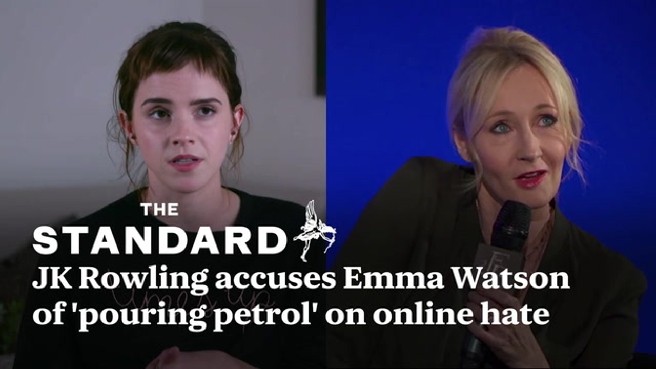JK Rowling accuses 'ignorant' Emma Watson of 'pouring petrol' on trans attacks in scathing post