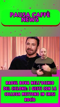 Raoul Bova nell’occhio del ciclone i gesti con la collega mettono in crisi Rocío