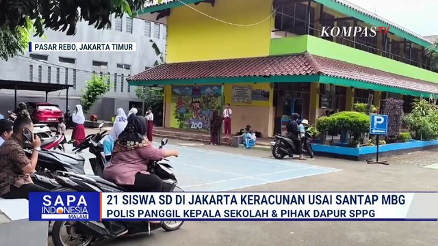 21 Siswa SD di Pasar Rebo Keracunan Usai Santap Makanan Bergizi Gratis | SAPA MALAM