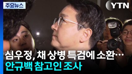 심우정, 채 상병 특검에도 소환...안규백 참고인 조사 / YTN