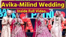Avika Gor Milind Wedding Video: Balika Vadhu की 'आनंदी' बनी दुल्हन,Husband ने गोद में उठाकर दिए Pose