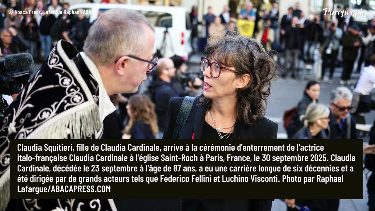 Au revoir Claudia Cardinale : Le fils d'une icône du cinéma français venu honorer celle qui était si proche de son père
