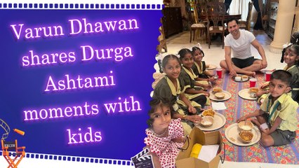 Varun Dhawan celebrates Ashtami, calls meal with kids his ‘best ever’