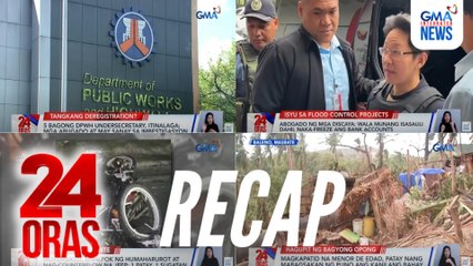 24 Oras: (Part 1) 3 helicopter na konektado kay Co, tinangkang i-deregister? | Mag-asawang Discaya sa ICI | Rider, patay nang salpukin ng jeep, atbp.