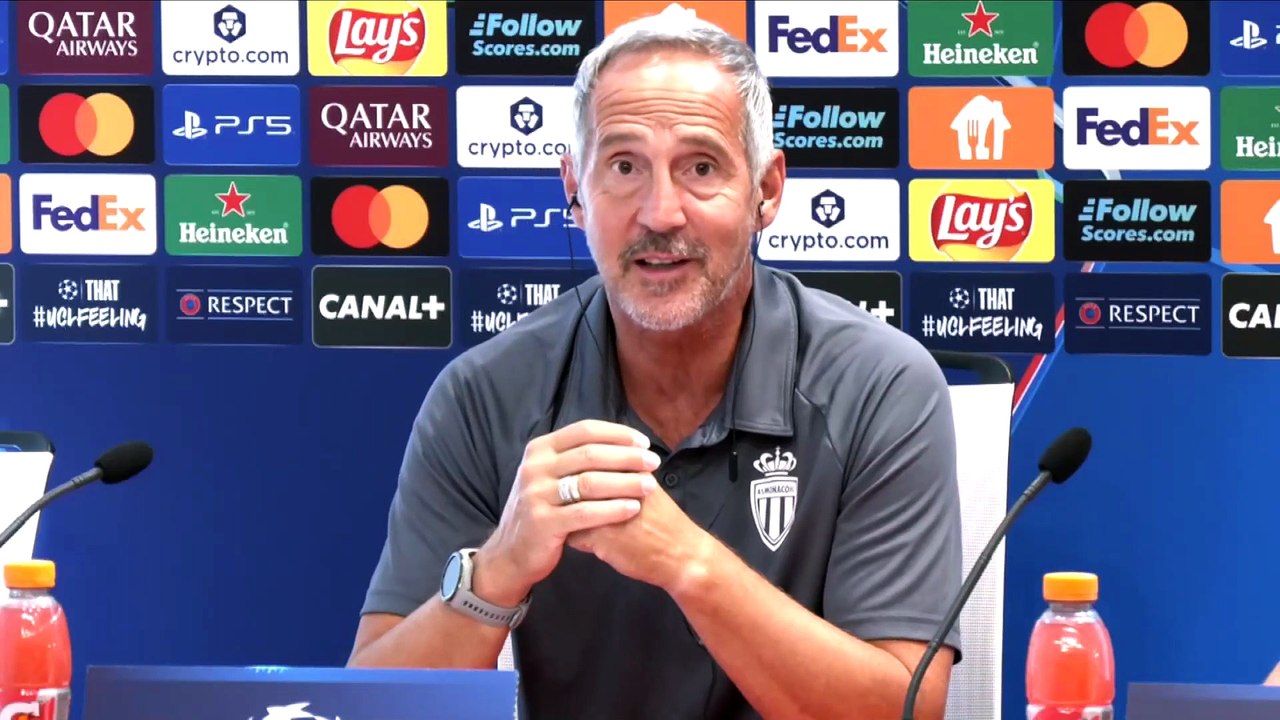 Adi Hütter : « Les nombreux blessés ? On n’a pas beaucoup de chance » - Foot - Ligue des champions - Monaco