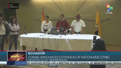 Ecuador, CONAIE announces extension of nationwide strike despite government repression