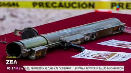 Hombre entrega lanzacohetes en programa de desarme y recibe 12 mil pesos