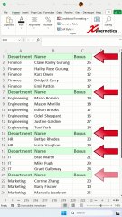 Group Dataset Real Fast In Excel - Excel Tips and Tricks