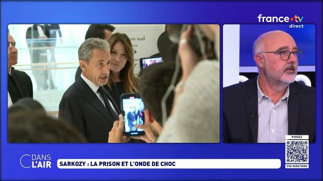 Laurent Valdiguié, grand reporter de Marianne , raconte le verdict de Nicolas Sarkozy sur le plateau de C dans l'air