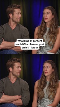 ‘Chad Powers’ Stars Glen Powell & Perry Mattfield on What Chad Would Post Online