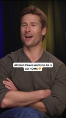 Glen Powell Dreams of His Texas Longhorns