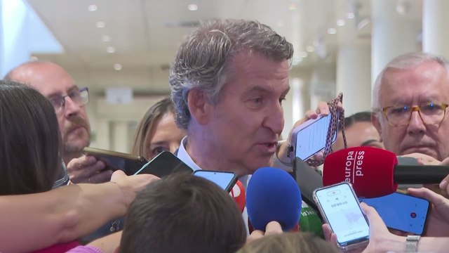 Feijóo cree que diferencias de Sánchez y Díaz sobre Gaza evidencian su desgobierno hipócrita