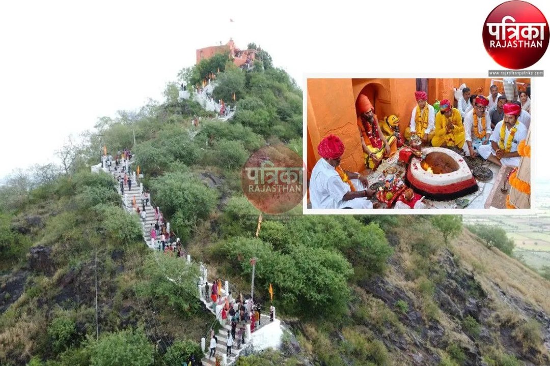 Pali News: मां महागौरी के दरबार में श्रद्धालुओं ने शीश नवाया, पूनागर में भरा मेला