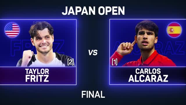 Alcaraz dominates Fritz to win the Japan Open