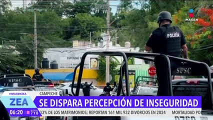 Se dispara la percepción de inseguridad en Campeche