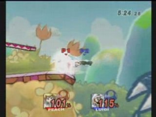 Brawl SN3S (Peach) Vs ROB59 (Luigi)
