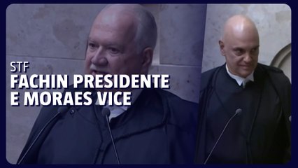 Edson Fachin é o novo presidente do STF e terá Moraes como vice