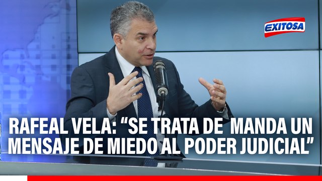 Rafael Vela sobre demanda de habeas corpus de Odebrecht: Parece que es el mismo guion de la comisión Muñante