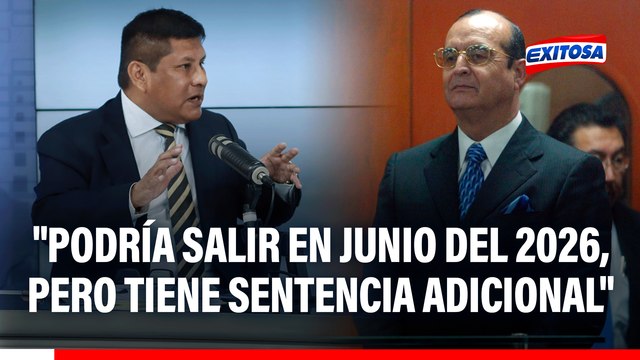 Jefe del INPE sobre Vladimiro Montesinos: Podría salir en junio del 2026, pero tiene sentencia adicional