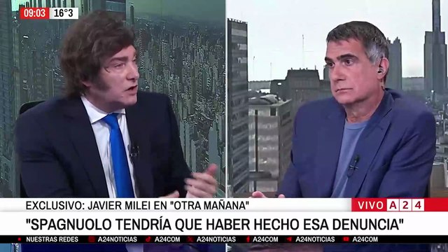Javier Milei: “Si vos te podés quedar con el 100 por ciento, ¿por qué te vas a quedar con el 3?