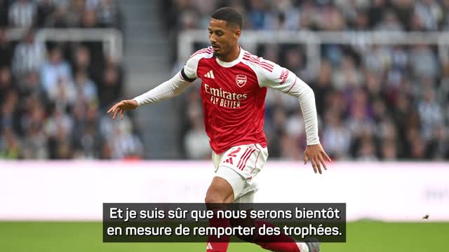Arsenal - Saliba sur sa prolongation : "Je suis fier de moi"