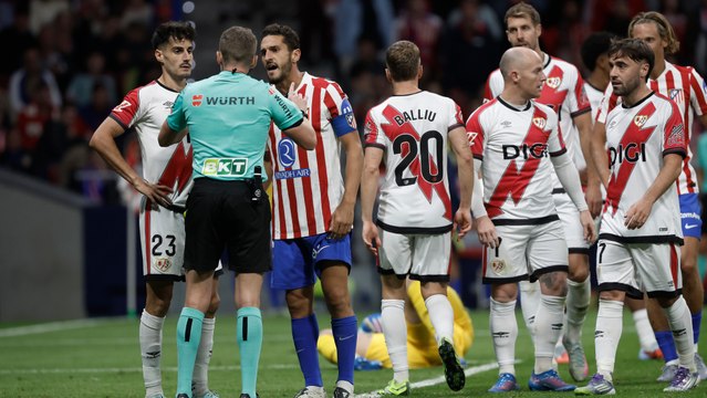 El CTA admite que Koke debió ser expulsado contra el Rayo Vallecano y no haber jugado el derbi