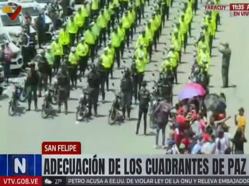 Vpdte. Sec. Cabello junto a los Cuadrantes de Paz ordenó el despliegue de las unidades móviles