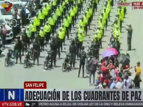Vpdte. Sec. Cabello junto a los Cuadrantes de Paz ordenó el despliegue de las unidades móviles