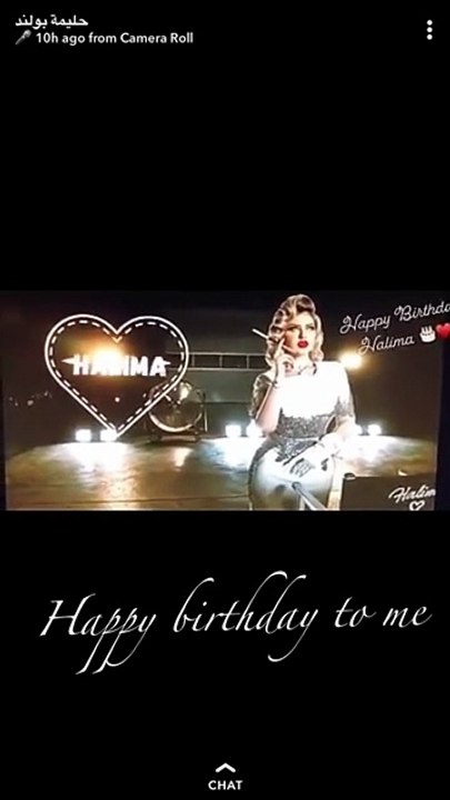 على طريقة "مارلين مونرو".. حليمة بولند تحتفل بنفسها يوم ميلادها