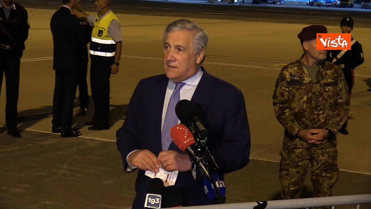 Tajani: Aiutiamo popolo palestinese perché non abbiamo interrotto dialogo con Israele