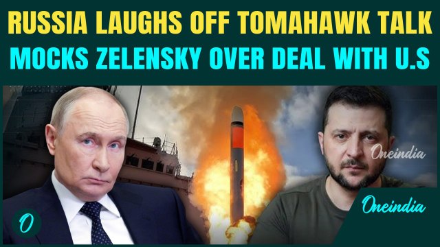 Russia MOCKS Zelensky, Says ‘Tomahawks Won’t Save You’| Putin’s Aide, Lavrov, Mocks U.S Weapons Deal