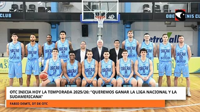 OTC inicia hoy la temporada: “Queremos ganar la Liga Nacional y la Sudamericana”