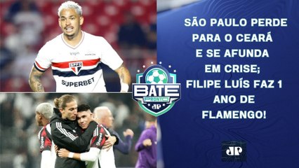 São Paulo PERDE A 4ª SEGUIDA e VIVE CRISE; Filipe Luís faz 1 ANO de Flamengo! | BATE-PRONTO