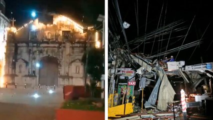 Filipinas: potente terremoto de magnitud 6,9 sacudió la isla de Bantayan