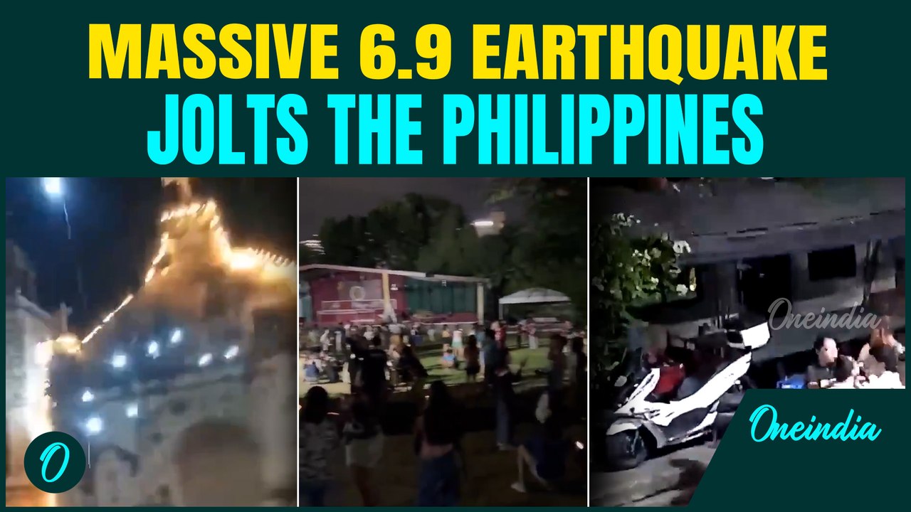 Breaking: 6.9 Magnitude Earthquake jolts Philippines | Scenes of devastation, tsunami alert sounded
