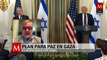 Plan de paz en Gaza es respaldado por Israel