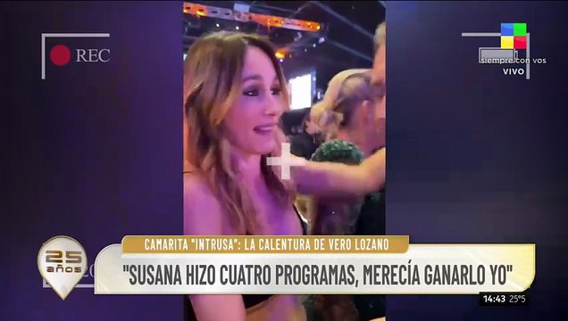 Vero Lozano explotó de bronca por el Martín Fierro a Susana Giménez y abrió una feroz interna en Telefe