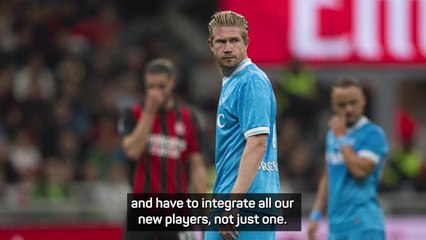 De Bruyne 'needs to be supported' - Conte