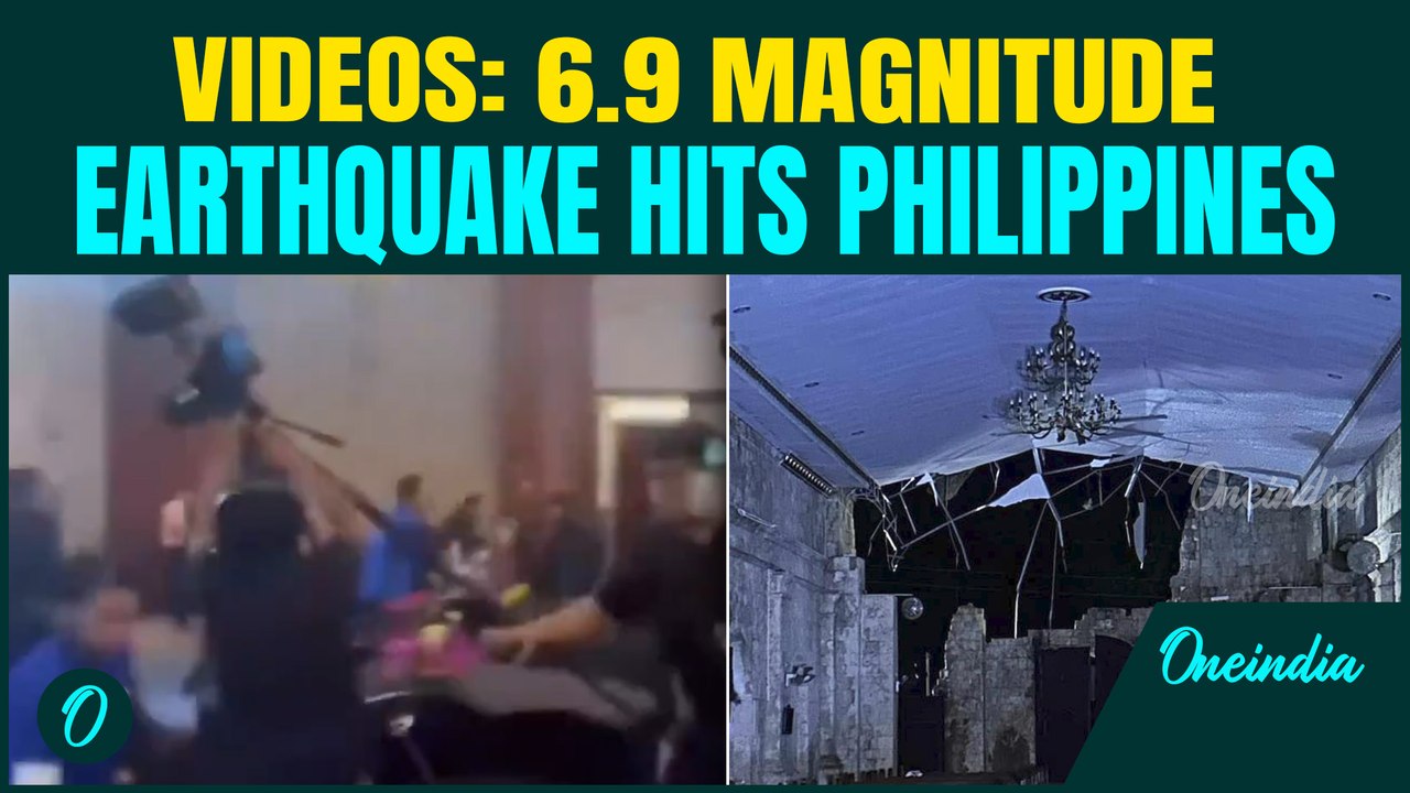 Most Shocking Videos: 6.9 Magnitude Earthquake jolts Philippines | Devastation, Destruction, Horror