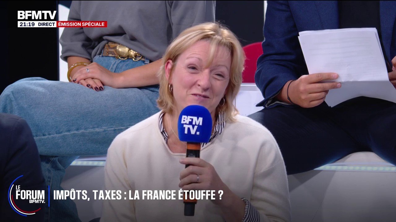 FORUM BFMTV - Impôts, taxes: "On étouffe", fustige Laurence, infirmière