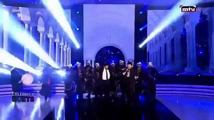 عاصي الحلاني ونجله يُشعِلان مسرح "ديو المشاهير"