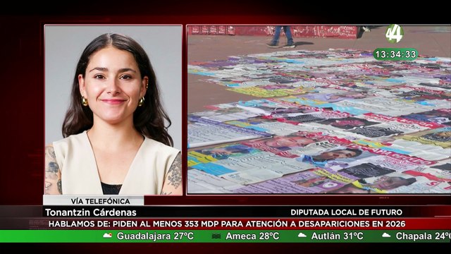 Tonantzin Cárdenas habla sobre Piden al menos 353 mdp para atención a desapariciones en 2026 .