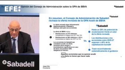 El consejo de administración del Sabadell vuelve a rechazar la oferta del BBVA
