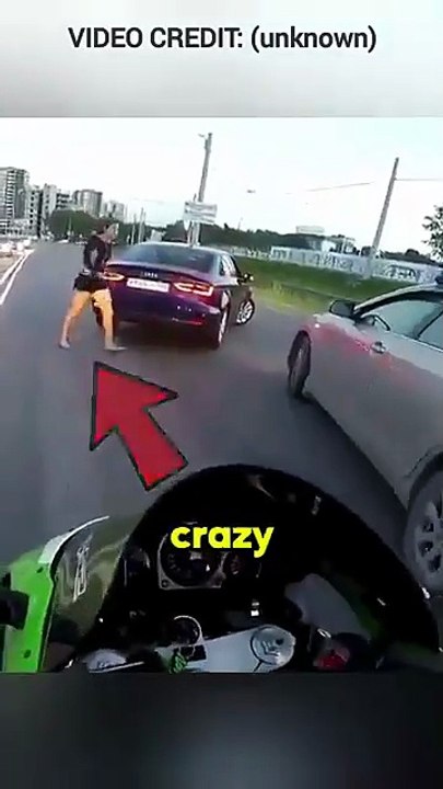 Driver_Gets_Karma_For_Her_Road_Rage