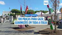 Itália: "100 praças para as Fortalezas de Gaza" em todo o país
